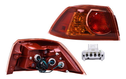 1/calavera Ext Der O Izq Depo Lancer Mitsubishi 2008-2009