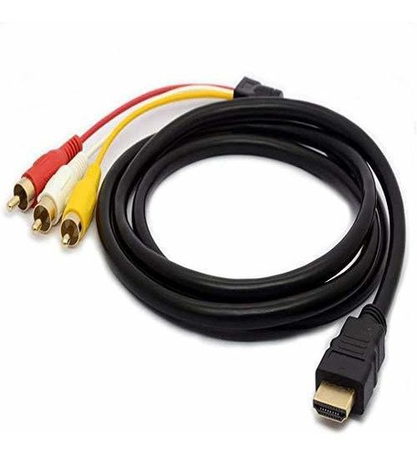 Cables Rca - Outstanding Hdmi Male To 3 Rca Cable Audio Vide