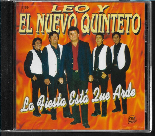 Leo Y Su Nuevo Quinteto Album La Fiesta Esta Que Arde Cd 