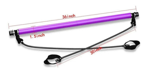 Barras Con Elasticos Yoga Pilates Fitness Estiramiento