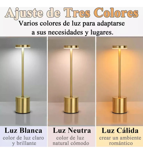 Lámpara De Mesa Led Decorativa Para Ambiente De Restaurante