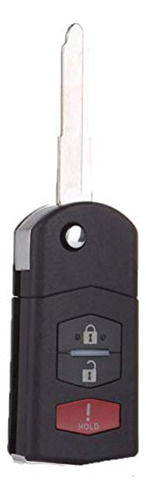 Binowen El Mejor Reemplazo Para Mazda 3 Botones Key Fob Shel