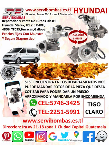 Turbos Hyundai Tucson 2.0 D4ea Crdi Diesel Guatemala