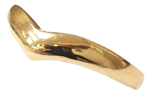 Anillo Oro 18kts En V 2,0grs N°16 Brumat