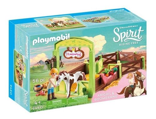 Playmobil Spirit 9480 - Establo Abigail Y Bumeran - Intek Pr