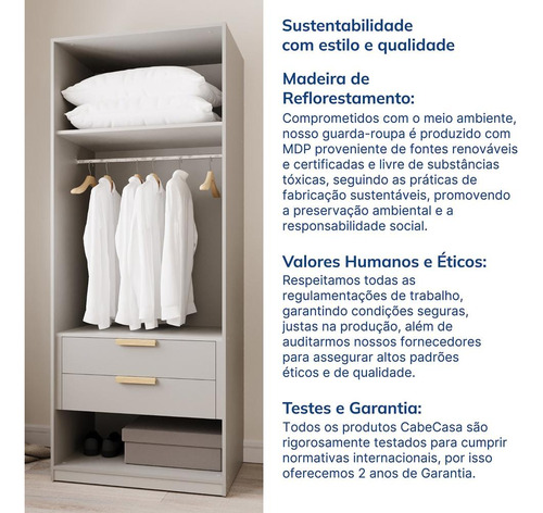 Guarda-roupa Modulado 11 Peças 13 Portas Com 2 Mesas De