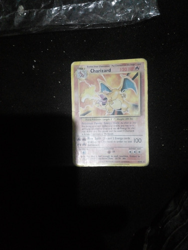 Carta Pokemon Charizard 1era Edición 