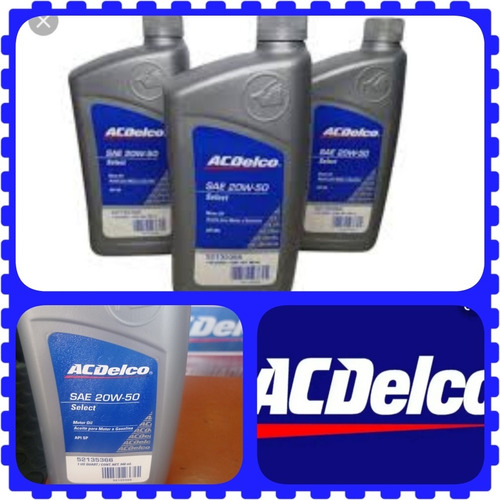 Aceite Motor 20w50 Acdelco