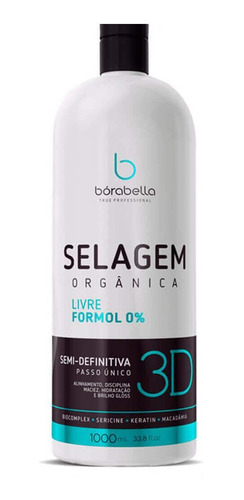 Imagem 2 de 5 de Organica Selagem Borabella 1 Litro + Hidrataçao Brinde P