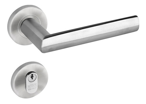 Fechadura Lafonte 892 St2 55mm Externa Roseta Inox Lixado