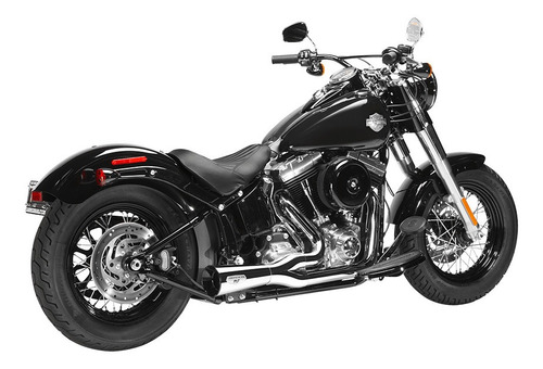 Mofle Magnaflow  Ness Fbomb 2 Into 1 Chr/blk Softail 86-17