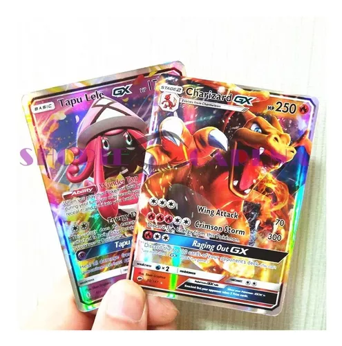 Carta Pokémon Ultra Rara gx aliados rainbow Com Muita Vida + Brinde em  Promoção na Americanas