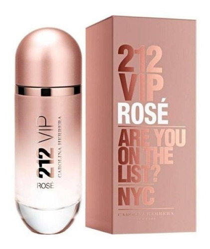 Perfume Carolina Herrera 212 Vip Rose Edp 125ml Damas.