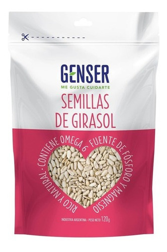 Pack X 24 Unid. Semillas  Girasol 120 Gr Genser Cere Pro