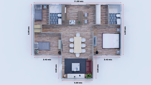 Renders 3d - Exterior - Interior - Recorrido Virtual 3d