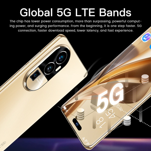 Dual Sim Android Vove Reno 10 Pro Desbloquea 512gb/12gb Ram 2025 Ultimas Ofertas Soporta 5g Wifi Android 13 Batería De Larga Duración Smartphone