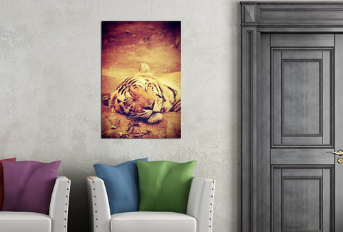 Cuadro 60x90cm Felino Salvaje Natura Deco Ambiente M3