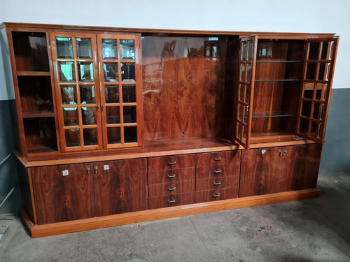 Mueble Vajillero Aparador Madera Vilaro Y Castaño. Excelente