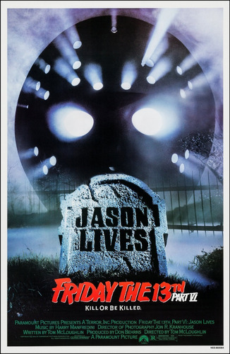 Pôster Cinema Filme Terror Horror Sexta-feira 13 Jason # 6