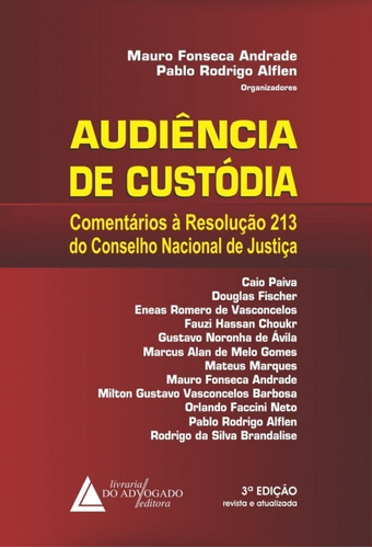 Audiencia De Custodia 3ª Edição (2017)