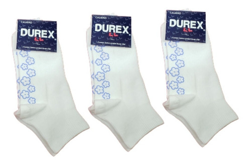 Durex Tin Pilates Dama Antiderrapante 3 Pares