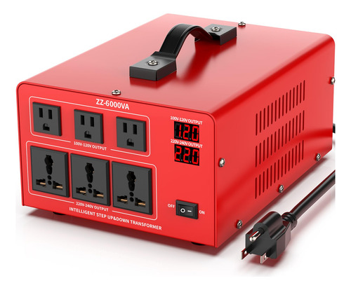 Convertidor De Voltaje De 6000 W, Convertidor De Potenc...