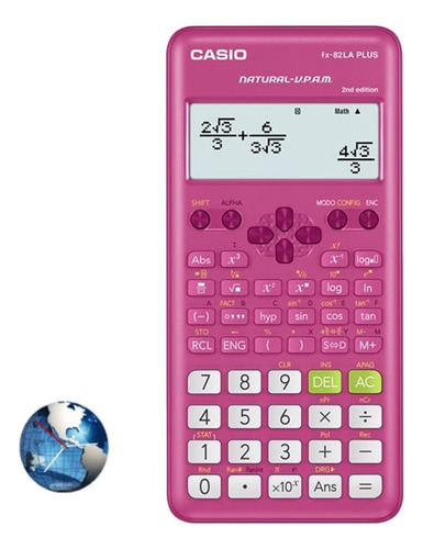 Calculadora Científica Casio Fx-82la Plus-2 Secundaria