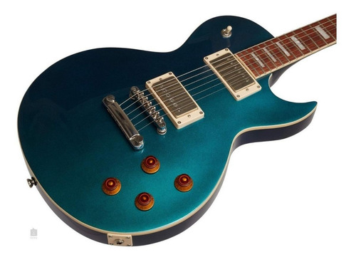 Imagen 3 de 3 de Guitarra eléctrica Cort CR Series CR200 de caoba inverted blue con diapasón de jatoba