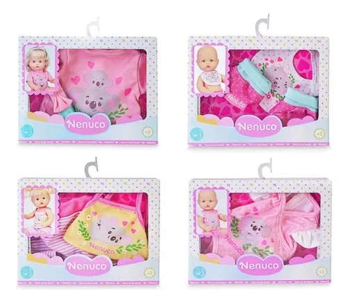 Muñeca Bebe Nenuco Muda De Ropa Remera Tv Pce 16292 Bigshop
