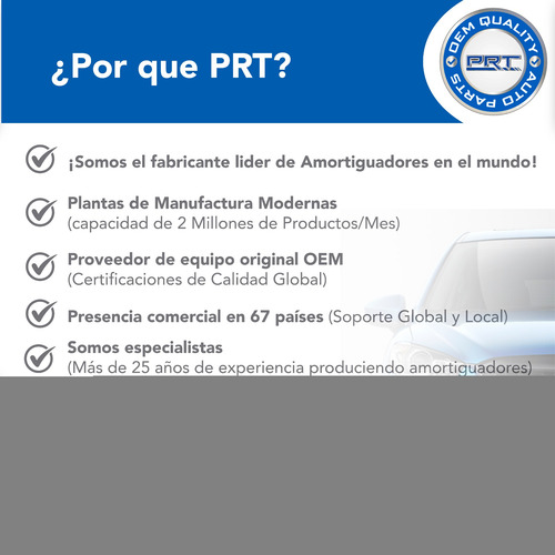 1 Amortiguador Ranger-2004-2012 -delantero Barra De Torsion