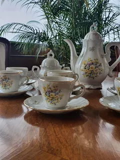 Juego de Tazas de té y café con diseño de Diamante Moderno con Adornos Dorados decoración de Sala de Estar de Porcelana DUJUST Juego de 14 Piezas de té con Bandeja de té y cucharas 