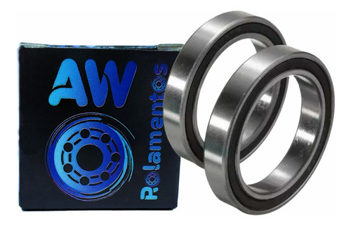 Kit 06 Rolamento Bb52 Mt500 Aço Vedação 2rs Abec