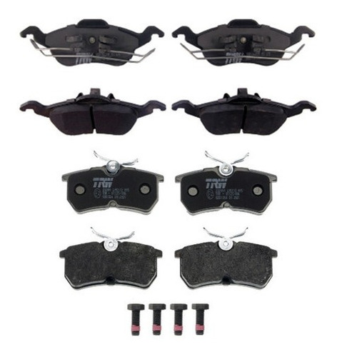 Kit Balatas Delantera Trasera Cl Trw Ford Focus 2.3 2001