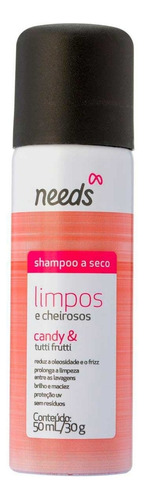  Shampoo Seco Needs Candy E Tutti Frutti 50ml