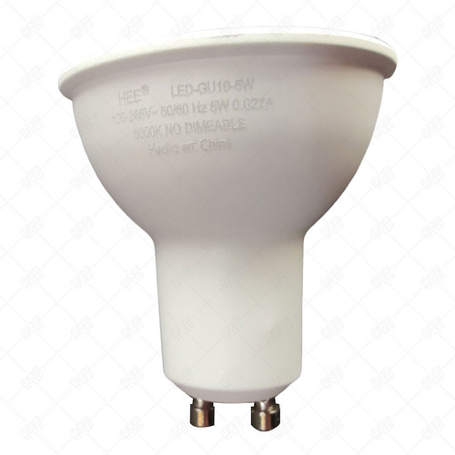 Foco Led Gu10 5w Transparente Luz Calida O Luz Blanca