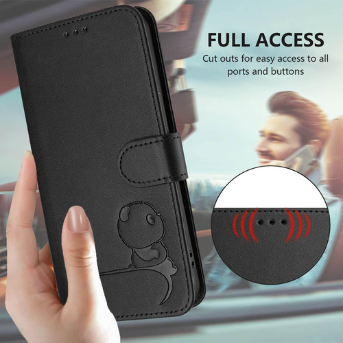 Funda Tipo Cartera Con Temática De Panda Para Cubot Note 40/p50/a10/a20/a30/max 5, Cierre Magnético, 3 Ranuras Para Tarjetas, A Prueba De Golpes