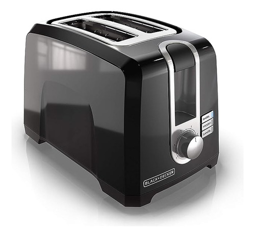 Black Decker T2569 Tostadora 2 Rebanadas Tostadora Para Bage