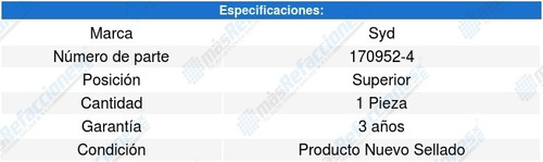 Tornillo Excentrico Dodge B150 Van 70/78 Syd