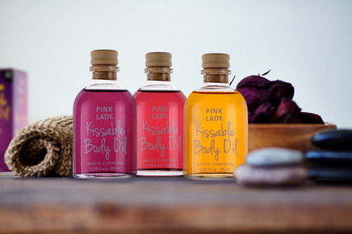 Aceite Masajes Íntimo Lubricación Efecto Caliente Pink Lady