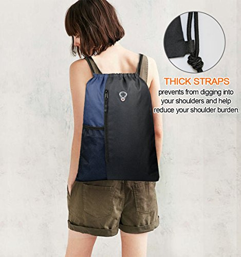Mochila Deportiva Con Cordón Para Mujeres, Hombres Y Niños L
