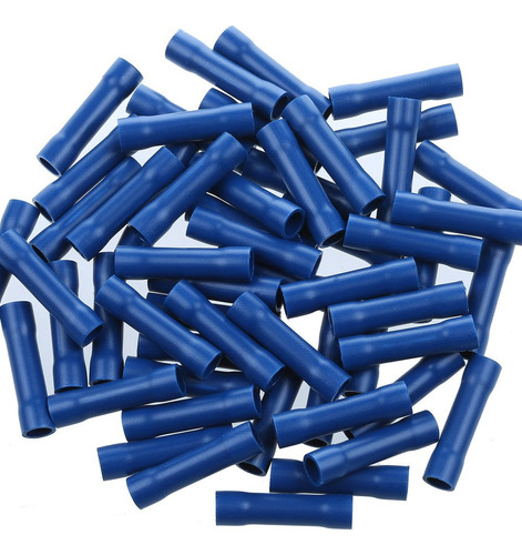 Conectores A Tope Airic Blue Crimp 100 Piezas 16-14 Awg Butt