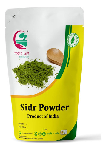 Yogis Gift Sidr Leaf Powder | Cultivado Orgánicamente 10 O.