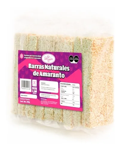 comprar Barras Naturales De Amaranto Del Cuore 250 Gr