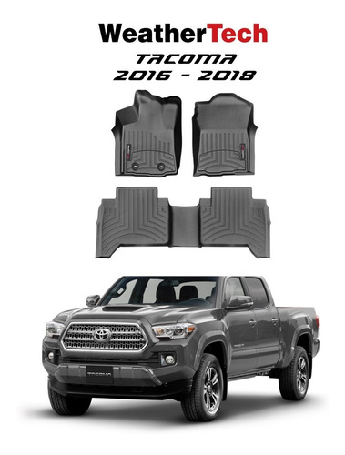 Alfombras Weathertech Tacoma  2016 - 2018