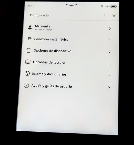 E Book Kindle Paperwhite 7 G + Funda Magnética Rojo (Usado)