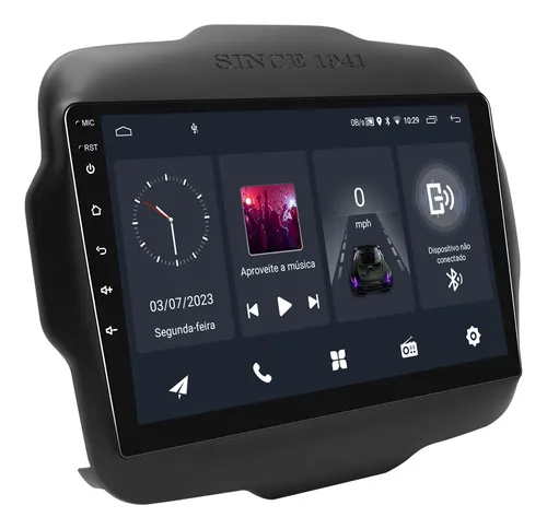 Central Multimidia Jeep Renegade Android 4gb 64gb 9p 8cor 4g Menor preço em Central Multimidia Jeep Renegade Android 4gb 64gb 9p 8cor 4g