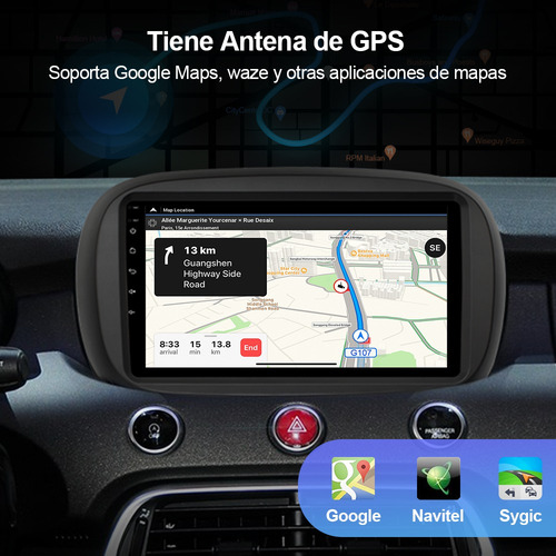 C-jc-jstereo Carplay 2+32 Gb For Fiat 500x 2016-2022 Gps Wi