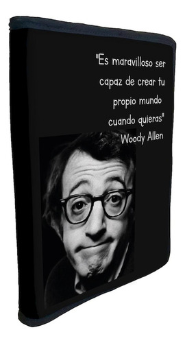 Funda Porta Libros De Tela Woody Allen