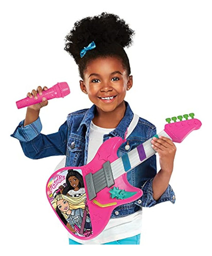 Guitarra Barbie Rock Star, Guitarra De Juguete Electrónica I