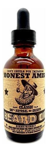 Amish Honesto - Aceite Clasico De Barba - 2 Onzas